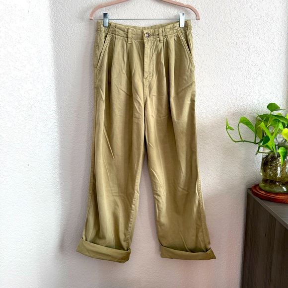 Free People Loose Straight Leg Trousers - Picture 3 of 6